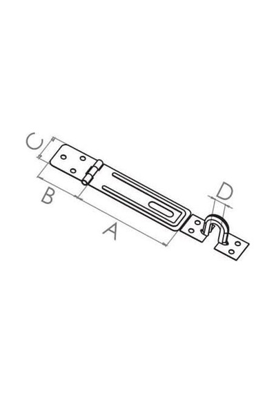 Sandık Askısı 30x88 Sarı