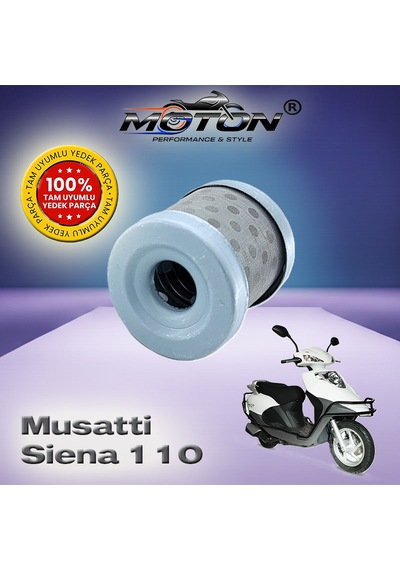 Musatti Siena110 Tam Uyumlu Yüksek Performanslı Motosiklet Yağ Filtresi