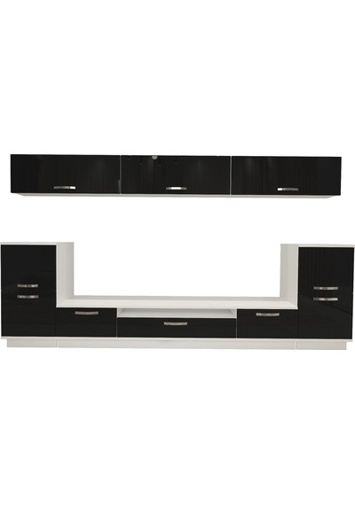 Decoraktiv Trendstyle 9 Mdf Tv Ünitesi Tv Sehpası Beyaz - Siyah
