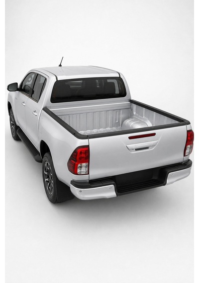 Toyota Hilux 2019 Ve Sonrası Uyumlu Kasa Kenar Koruması 3 Parça Abs Mat Siyah
