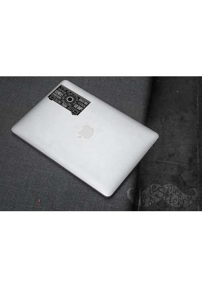 Bay Etiket Vtr10 Retro Fotograf Kamerasi Sticker