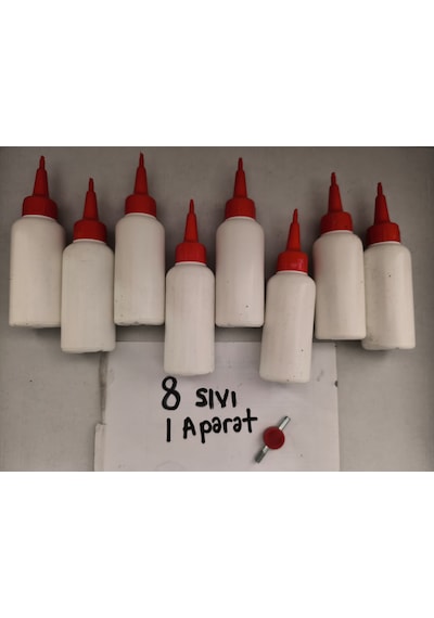 Lastik Tamir Ilacı Lastik Tamir Sütü 8'li Ve Sibop Sökme Aparatı
