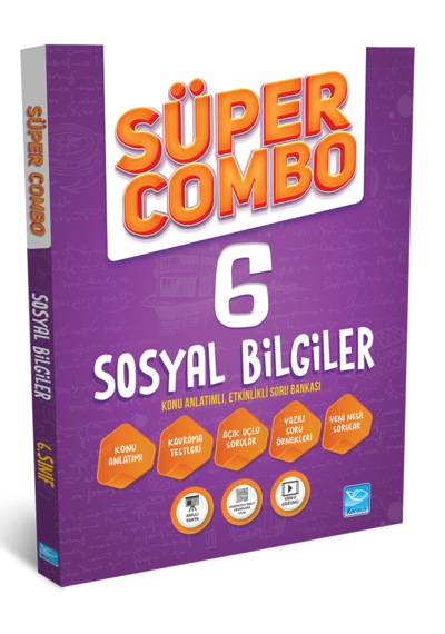 Süper Combo Sosyal Bilgiler 6. Sınıf Soru Bankası