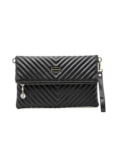 Silver Polo Sp1134 Kadın Portföy & Clutch Kapitone V Siyah-siyah
