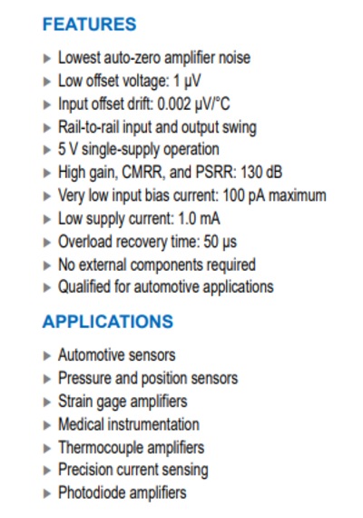 Analog Devices Ad8628 Hassas Zero-drift Op-amp Sot23-5