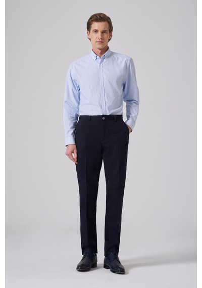 Morven Erkek Lacivert Pamuk Trend Dynamic Fit Chino Pantolon 26ms003020200 Lacivert