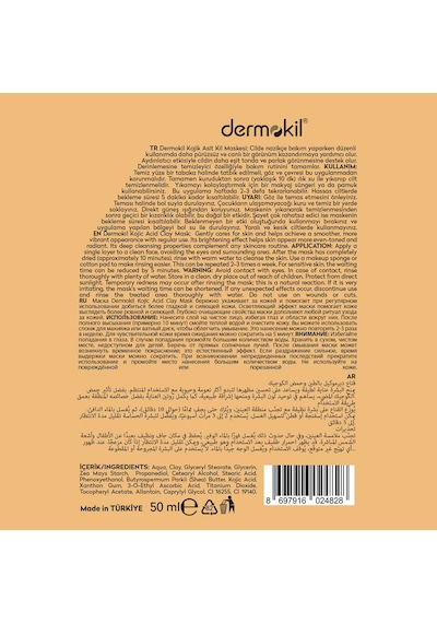 Dermokil Leke Karşıtı Kojik Asit Kil Maskesi 30 Ml