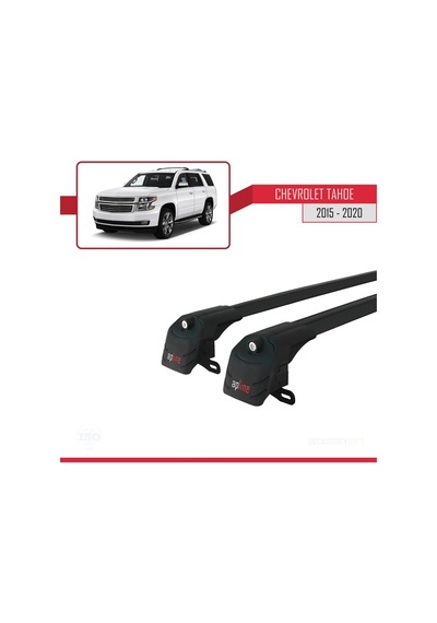 Chevrolet Tahoe 2015-2020 Arası İle Uyumlu Ace-2 Ara Atkı Tavan Barı Siyah