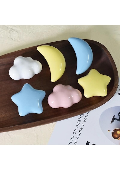 Modern Yıldız Kulp Bebek Çocuk Genç Odası Çekmece Dolap Mobilya Kulpu 001