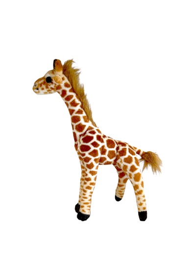 Zürafa Peluş Oyuncak Dev Zürafa Pelüş 40 Cm Çok Renkli