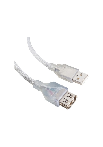 Usb Uzatma Kablosu 1.5 Metre 2.0v Şeffaf 4825