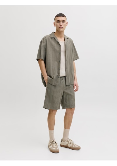 Jack & Jones Jack Jones Erkek Pamuklu Şort 12289531 Yeşil