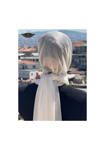 Aldaıyr Simli Şifon Şal Çok Rrenkli33