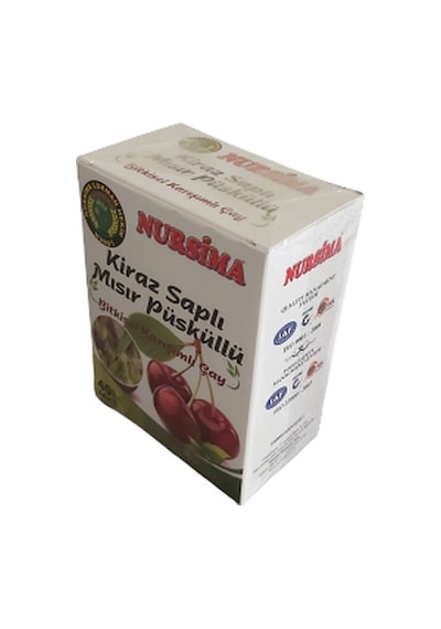 Nursima Kiraz Saplı Mısır Püsküllü Bitkisel Karışımlı Çay 40 x 2.25 G
