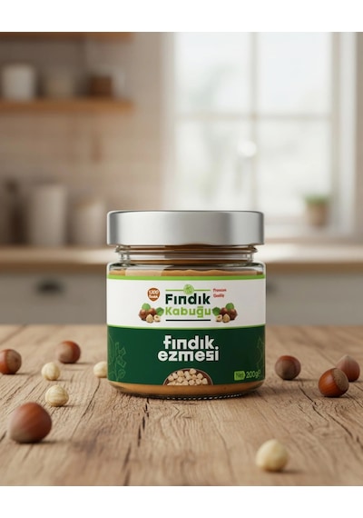Fındık Kabuğu %100 Fındık Ezmesi 200 Gr X 4 Paket