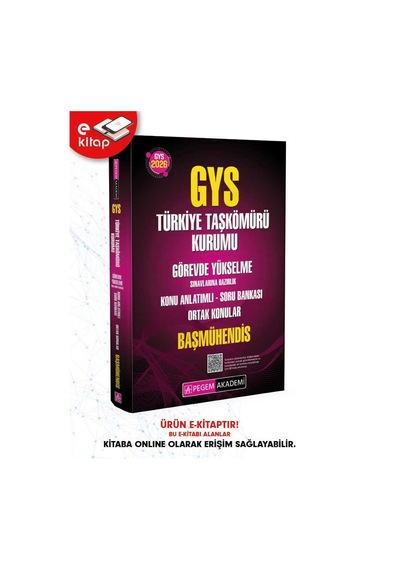 2026 Gys Türkiye Taşkömürü Kurumu Görevde Yükselme Sınavlarına Hazırlık Konu Anlatımlı Soru Bankası E-kitap - Ortak Konular Başmühendis
