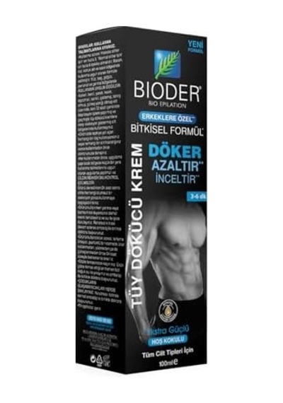 Bioder Erkeklere Özel Tüm Ciltler İçin Tüy Dökücü Krem 100 Ml