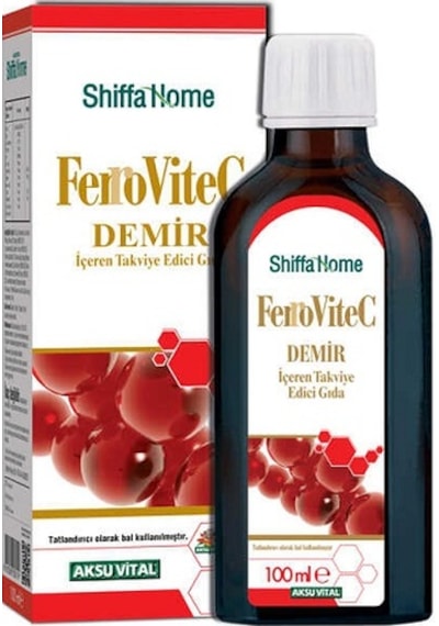 Shiffa Home Ferrovitec Demir İçeren Karışım Şurup 100ml
