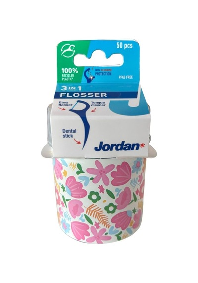 Jordan 3ü1 Arada Flosser Diş İpi 50'li - 6 Adet Tarı