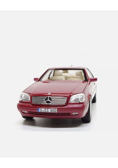 Norev 1:18 1998 Mercedes Benz Cl 600 Coupe C140 Bordo Model Araba