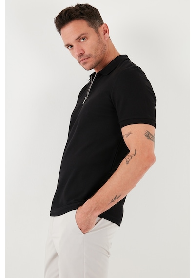 Buratti Erkek Polo Yaka T Shirt 5902434 Siyah Siyah