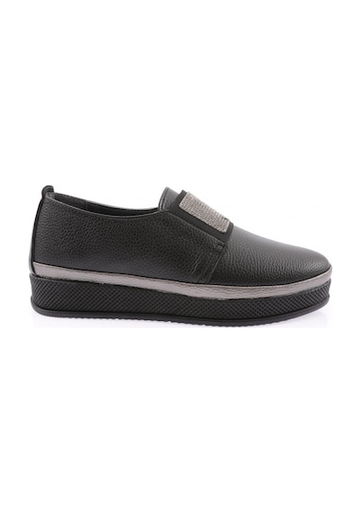 Dgn 303 Kadın Kalın Taban Silver Taş Bantlı Comfort Ayakkabı 303-2129-R1534 Siyah Dgn 303 Kadın Kalın Taban Silver Taş Bantlı Comfort Ayakkabı 303-2129-R1534 Siyah