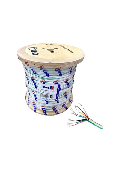 Onli Dt8 Alarm Diafon Kablosu 0.22mm 8canlı 500metre