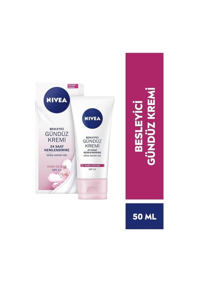 Nıvea Essentials Besleyici Gündüz Yüz Bakım Kremi, 50 Ml, Kuru Ciltler, Doğal Badem Yağı, Doğal Sku: Smg8690010449030