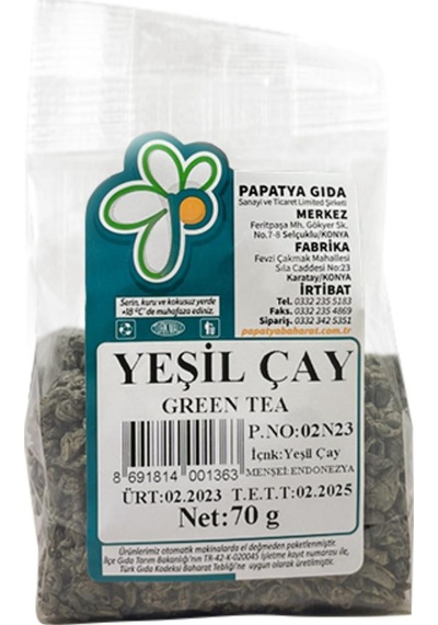 Papatya Gıda Yeşil Çay 70 G