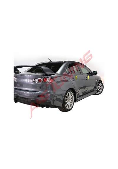 Mitsubishi Lancer Krom Cam Çıtası Tk 2008 Üzeri Paslanmaz Çelik N11.3754
