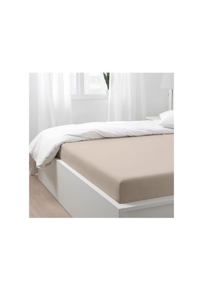 Ikea Nattjasmın 1 Çift Kişilik Çarşaf 180 X 200 Cm Bej