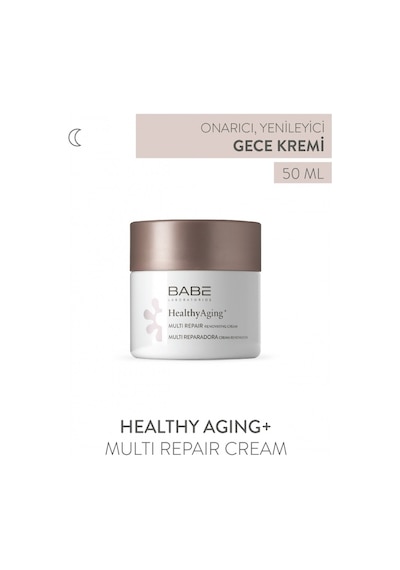 Babe Healthyaging+ Multi Repair Night Cream 50ml - Yenileyici Gece Bakım Kremi