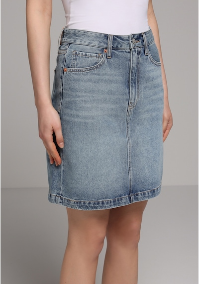 Colin's Colins Slim Fit Düz Fermuarlı Kadın Light İndigo Denim Etek Cl1081419 Q1.v1 Dn45074 Colin's Colins Slim Fit Düz Fermuarlı Kadın Light İndigo Denim Etek Cl1081419 Q1.v1 Dn45074