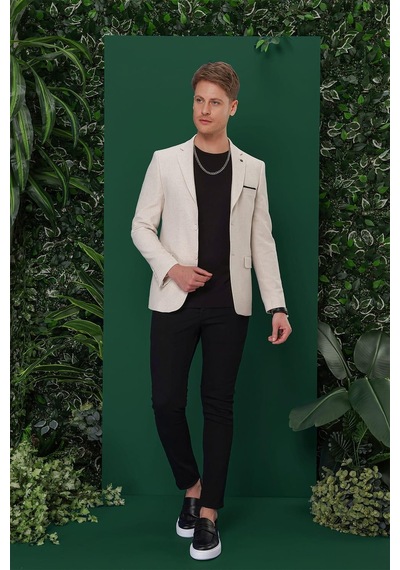 Efor C 635 Slim Fit Kemik Spor Ceket Kemik