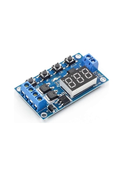 Zamanlayıcı Timer Modül Dual Mosfetli Gecikmeli Başlangıç 0-999Sn
