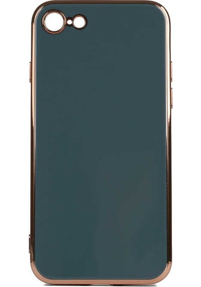 Teknomoda Apple Uyumlu iPhone Se 2020 Kılıf Kenarları Gold Kamera Korumalı Renkli Pastel Silikon