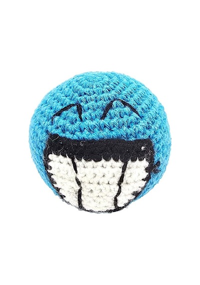 Jooys Amigurumi Kedi Oyuncağı Mavi Emoji