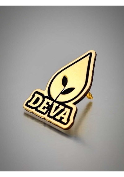 Yörük Tasarım Deva Partisi Yaka Rozeti Altın