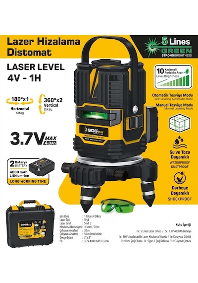 Sgs 5428 Lazer Hizalama Distomat Şakül 5 Line