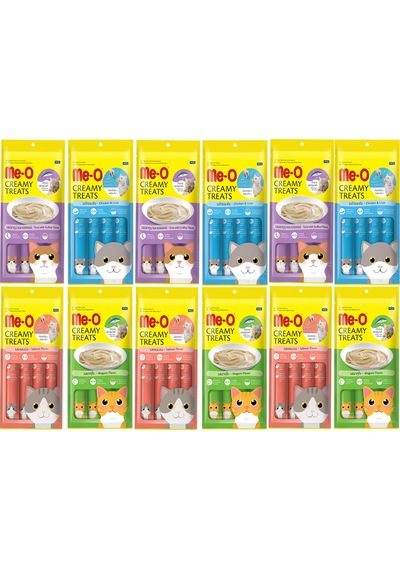 Me-O Karışık Sıvı Yetişkin Kedi Ödülü 12'li 4 x 15 G