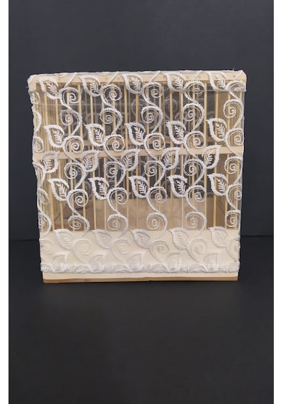 Kafes Tülü Üsten Geçme Fermuarlı 28x27x17