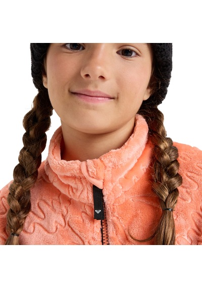 Roxy Roxy Igloo Kız Çocuk Turuncu Polar Ceket Nkn1 Mercan