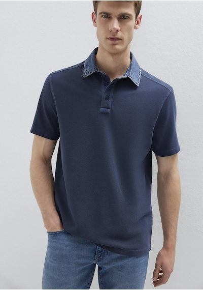 Mavi - Denim Yakalı Lacivert Polo Tişört 0613659-70490