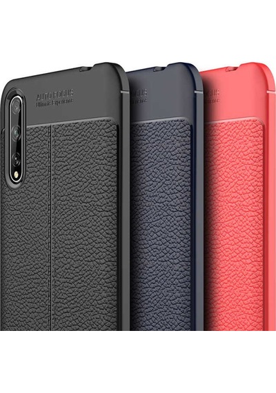 Huawei P Smart S (Y8P) Kılıf Deri Tarzı Niss Silikon Case