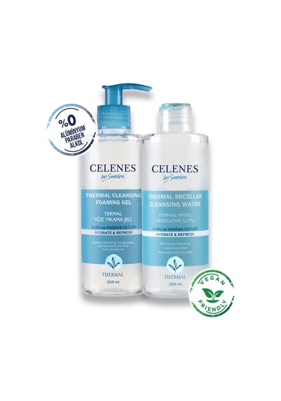 Termal Yüz Temizleme Seti Ikisi Bir Arada Kuru Ve Hassas Ciltler 250 Ml & 43 250 Ml