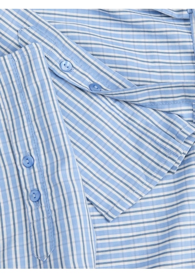 Kadin Baglama Detayli Gömlek - Caro - 12290672 Blissful Blue