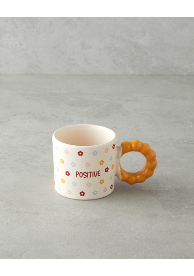 English Home Positive Seramik Kupa 260 Ml Renkli Çok Renkli