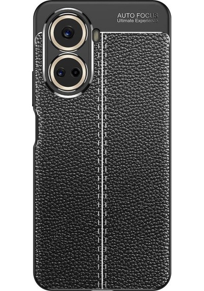 Huawei Nova 10 Se Kılıf Deri Tarzı Niss Silikon Case Kapak