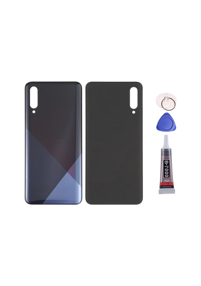 Samsung A30s Siyah Uyumlu Arka Kapak Batarya Kapağı Pil Kapağı Yapışkan Ve Sökme Aparatıyla Beraber Full Set Siyah