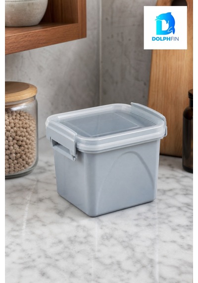 Mini Derin Kare Saklama Kabı 550 Ml Plastik Çok Renkli